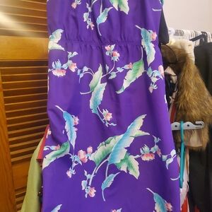 Floral Purple Dress